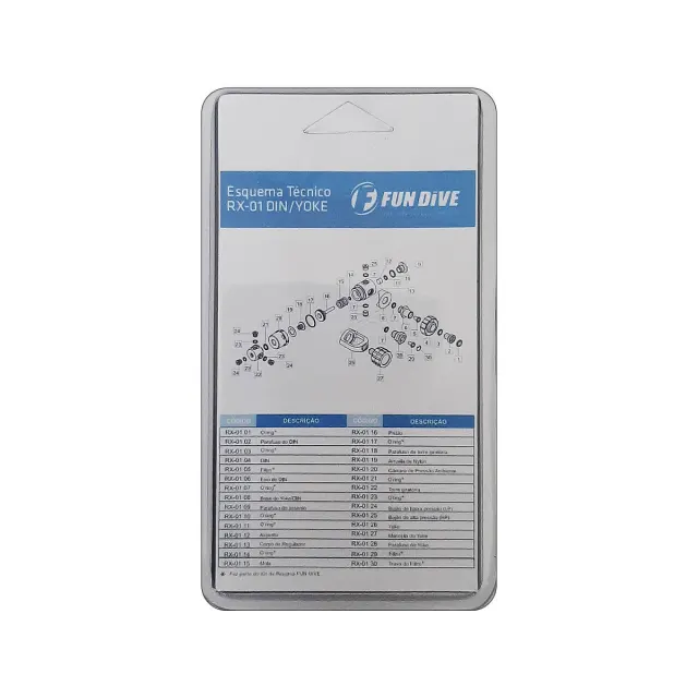 KIT REPARO RX-01 YOKE, Peças de reposição para regulador - Imagem 2