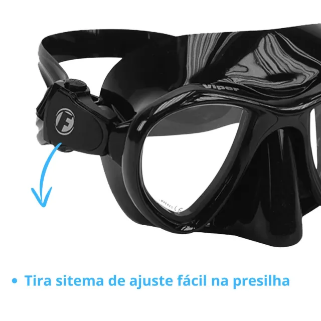 VIPER, Máscara em silicone baixo Volume - Imagem 4