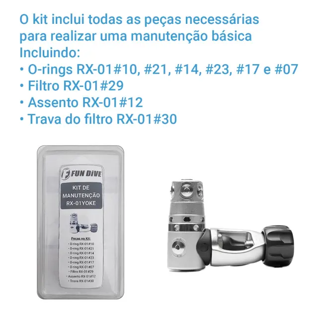 KIT REPARO RX-01 YOKE, Peças de reposição para regulador - Imagem 3