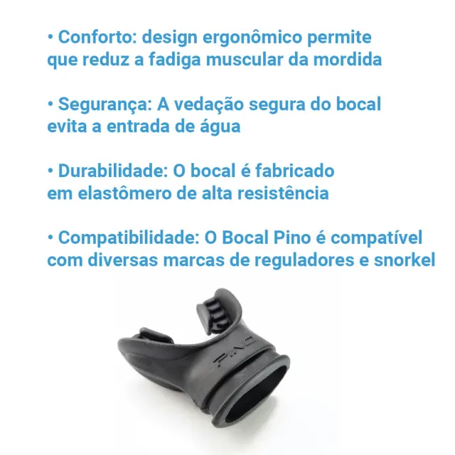 BOCAL , Bocal Borracha Snorkel Regulador - Imagem 4