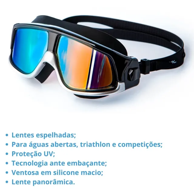 KIT SPYDER + AQUATICA, Kit Natação Óculos e Nadadeira - Imagem 2
