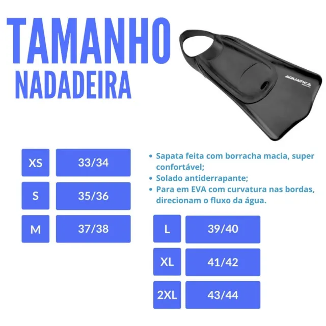 KIT SPYDER + AQUATICA, Kit Natação Óculos e Nadadeira - Imagem 3