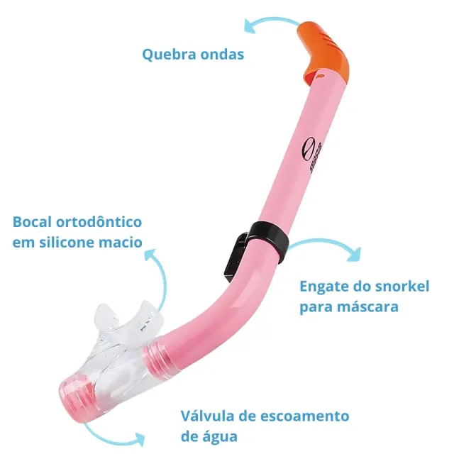 KIT KOY MIDI, Conjunto Máscara Snorkel Infantil - Imagem 4