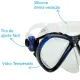 Kit Completo de Mergulho com Máscara, Snorkel, Mochila e Capinha Estanque - Miniatura 19