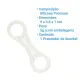 PS-01, Prendedor de snorkel em silicone transparente - Miniatura 2
