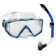 KIT MX-03 SK-07, Máscara Visão Panorâmica Snorkel com válvula - Miniatura 5