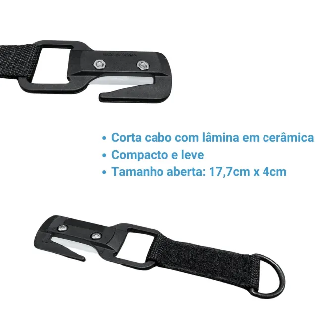 CORTA CABO SLC-02, Faca com lamina aço inox - Imagem 2