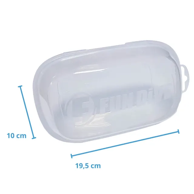 Caixa para Máscara de Mergulho Fun Dive em Plástico Transparente - Imagem 3