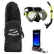 Kit Completo de Mergulho com Máscara, Snorkel, Mochila e Capinha Estanque - Miniatura 1