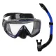 KIT MX-03 SK-07, Máscara Visão Panorâmica Snorkel com válvula - Miniatura 2