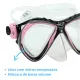 Máscara de Mergulho Onix Fun Dive em Silicone com Lentes de Vidro Temperado - Miniatura 20