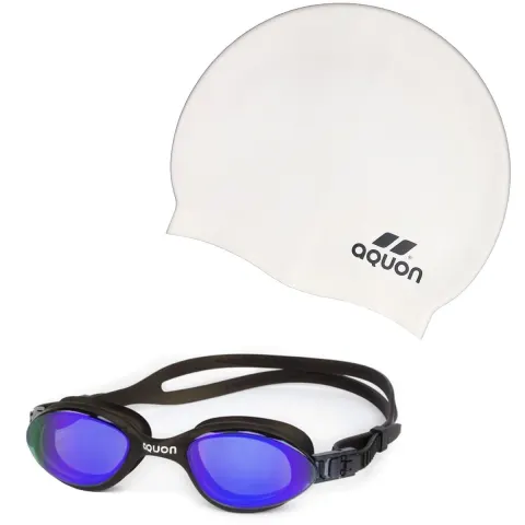 Kit Touca Aquon Branca + Óculos Inertia Mirror