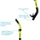 Kit Completo de Mergulho com Máscara, Snorkel, Mochila e Capinha Estanque - Miniatura 4