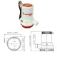 Kit Bomba de Porão 1500GPH 12V + Interruptor Automático Winder - Miniatura 3