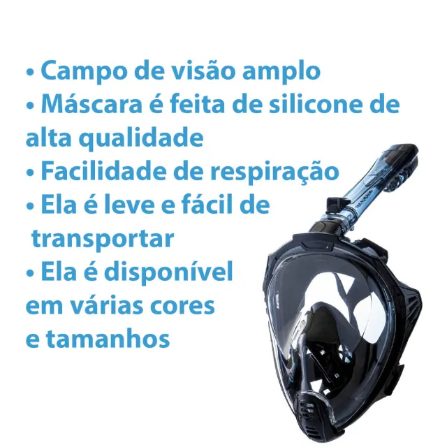 XPLORER FF, Máscara Full Face para snorkeling Silicone Adulto - Imagem 6