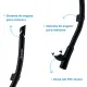 SK-03, Snorkel bocal PVC macio com válvula Infantil - Miniatura 2