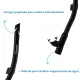 SK-03, Snorkel bocal PVC macio com válvula Infantil - Miniatura 3