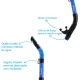 Kit Completo de Mergulho com Máscara, Snorkel, Mochila e Capinha Estanque - Miniatura 8