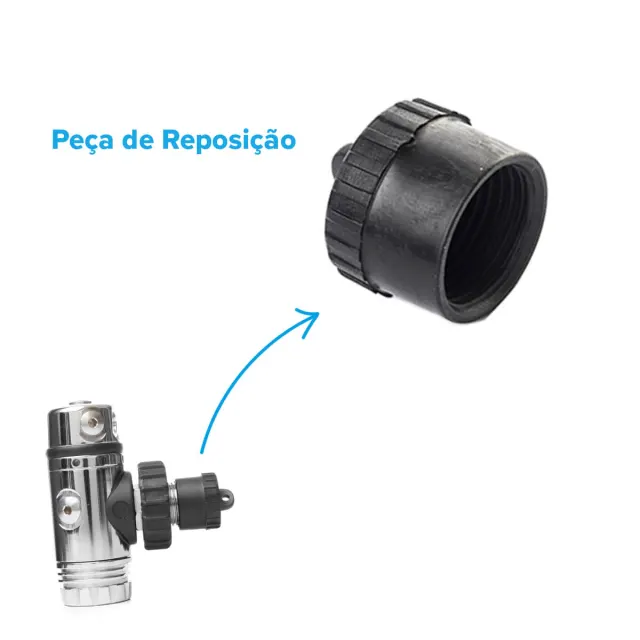 CB-DIN, Tampa PVC para proteção da rosca do RX-01 DIN - Imagem 2