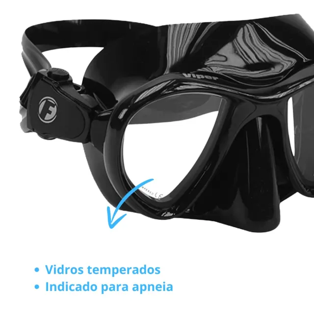 VIPER, Máscara em silicone baixo Volume - Imagem 2