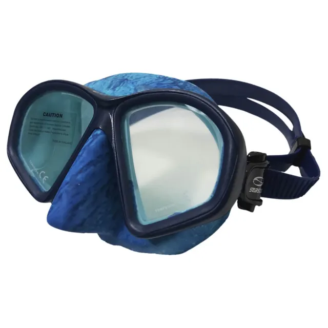 Máscara de Mergulho Camuflada Seasub Camo em Silicone para Pesca Sub - Imagem 4
