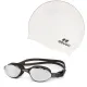 Kit Touca Aquon Branca + Óculos Inertia Mirror - Miniatura 4