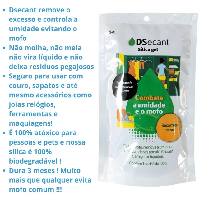 DSECANT, sílica gel 100gr - Imagem 2