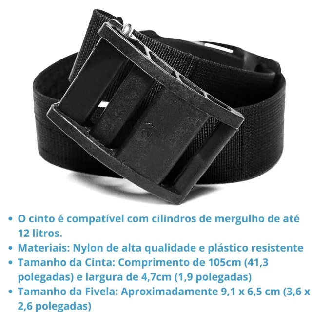 FV-04, Fivela colete para cilindro com cinto - Imagem 2
