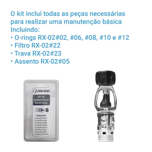 KIT REPARO RX-02 YOKE, Peças de reposição para regulador - Imagem 3