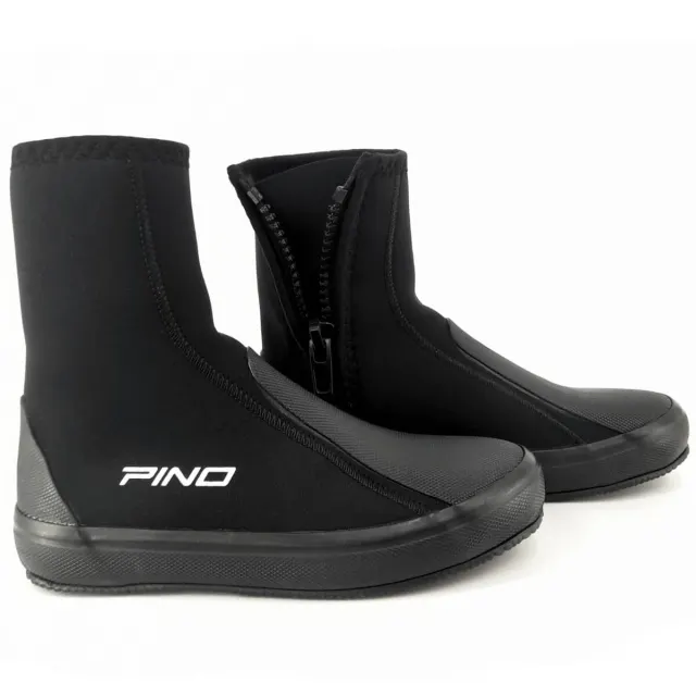 Bota de Mergulho Pino Neoprene 5mm · Zíper YKK e Sola Vulcanizada Antiderrapante - Imagem 2