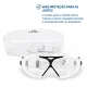 Óculos Jet Ski Winder Acqua - Máscara Náutica em Silicone Duas Lentes Preto - Miniatura 7
