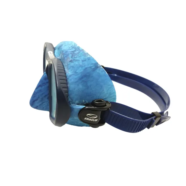 Kit CAMO Camuflado Seasub para Pesca Sub e Apneia — Máscara + Snorkel Flexível - Imagem 3