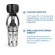 RX-02 YOKE, Regulador 1º estágio 4LP 1HP Pistão simples - Miniatura 4