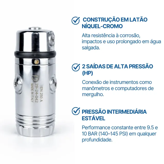 KIT RX-05-DS DIN 300 + X-7, Conjunto reguladores - Imagem 7