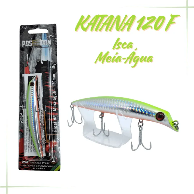 KATANA 120F, Isca Artificial Floating 18g - Imagem 15