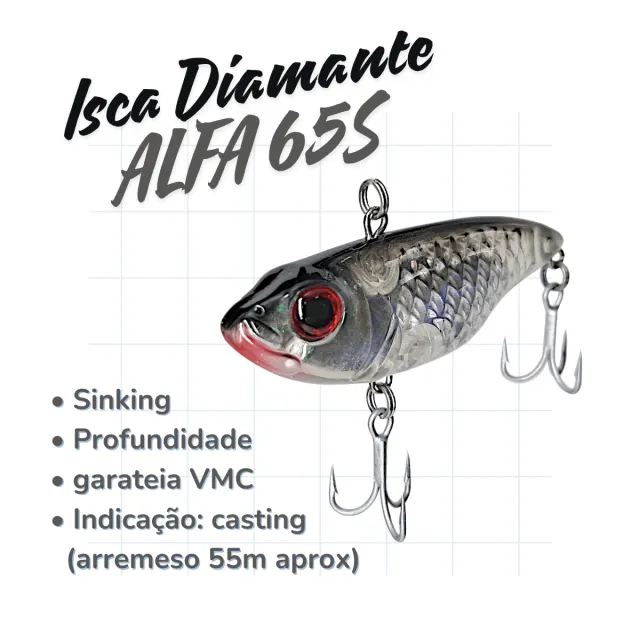 ALFA 65S, Isca de Sinking Profundade 25gr - Imagem 3