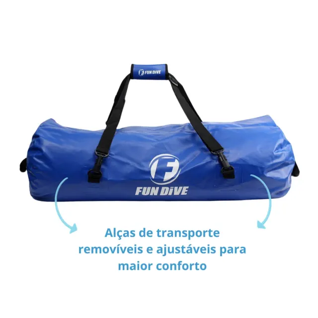Bolsa Estanque BG-03 Fun Dive em PVC para Equipamento de Mergulho — 93kg - Imagem 3
