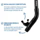 Kit Mergulho Fun Dive Máscara Rio + Snorkel SK-09 para Snorkeling, Apneia e Pesca Submarina - Miniatura 8