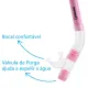 Snorkel Respirador SK-09 FUN DIVE com Válvula de Drenagem e Quebra-Onda para Mergulho e Snorkeling - Miniatura 21