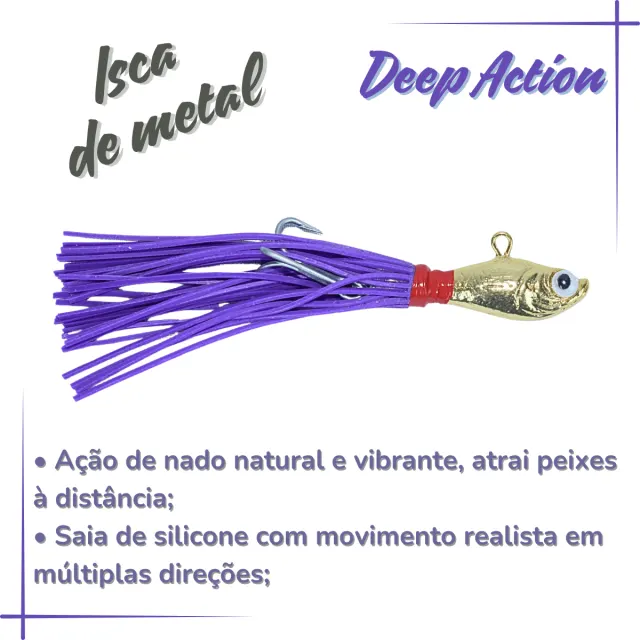 DEEP ACTION, Isca Artificial 30g - Imagem 3