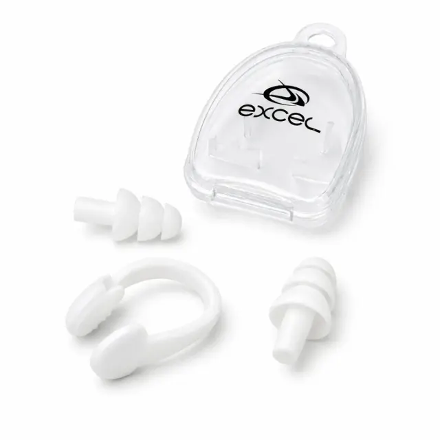 Kit Protetor de Ouvido e Nariz para Natação Fun Dive Excel em Silicone - Imagem 6
