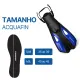 Nadadeira Pé de Pato Acquafin Fun Dive — Pala Curta para Natação e Bodyboard - Miniatura 8