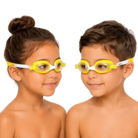 Óculos de Natação Infantil Excel Coral em Silicone com Lente de Policarbonato