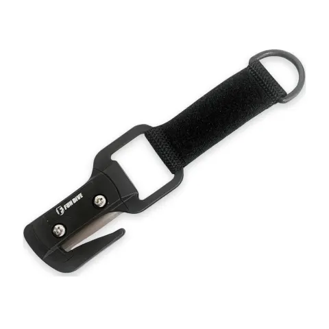 Corta Cabo Z-Cut Fun Dive - Formato em Gancho com Lâmina de Aço Inox e Protetor