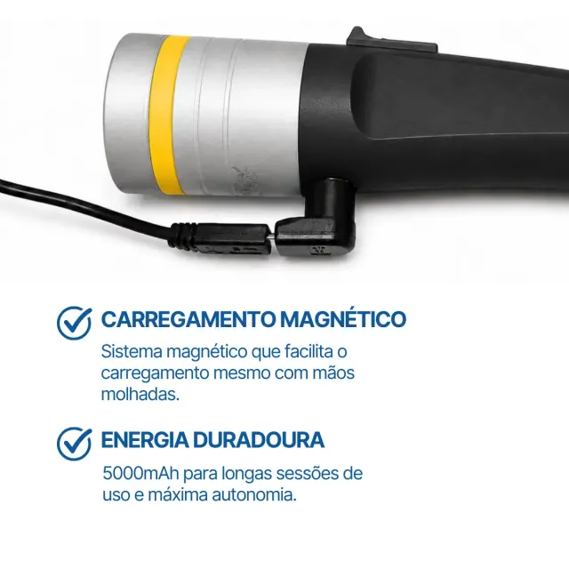 Lanterna de Mergulho LUX Fun Dive 2000 Lumens Recarregável IPX8 100m - Imagem 13