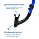 Kit Máscara Fox + Snorkel SK-10 Dry Fun Dive para Mergulho, Snorkeling e Apneia - Miniatura 22