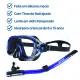 Kit de Mergulho Infantil Fun Dive: Máscara Búzios + Snorkel SK-03 + Nadadeira Dolphin - Miniatura 14