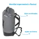 Mochila Estanque Montana Wind 26 Litros 100% Impermeável com Tecnologia Waterproof - Miniatura 5