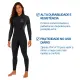 Roupa de Mergulho Fun Dive Rocas Zip 5mm Neoprene Unissex Zíper YKK Frontal e Tornozelo - Miniatura 5
