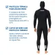 Roupa de Mergulho Semi Seca Patagonic 7mm Pino - Neoprene com Zíper Seco YKK e Capuz - Miniatura 8